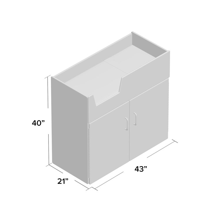 Wood Designs Changing Table with Pad & Reviews Wayfair Canada